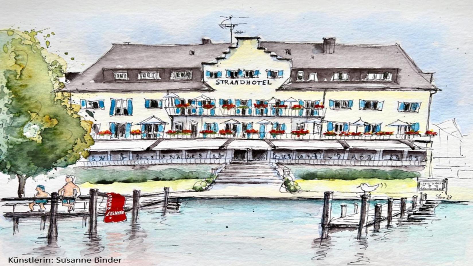 Strandhotel Loechnerhaus Райхенау Экстерьер фото